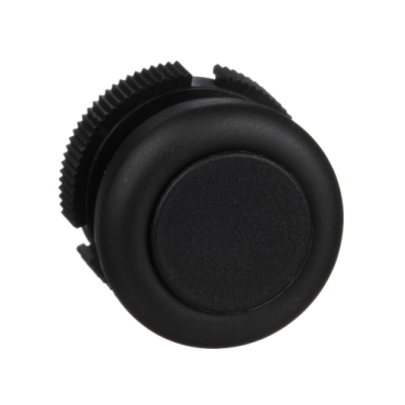 Schneider Signaling Harmony XAC_ Harmony XAC, Push button head, plastic, black, booted, spring return_ [XACA9412]