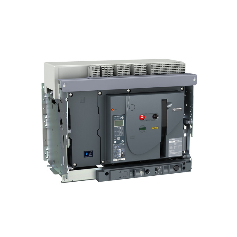 Schneider Breaker EasyPact MVS_ Circuit breaker, EasyPact MVS, 1250A, 65KA, 4 Poles, MDO, ETA6G_ [MVS12H4MW6A]