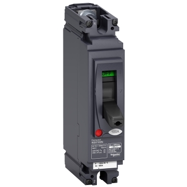 Schneider Breaker Compact NSX_ circuit Breaker Compact NSX100N - TMD - 40 A - 1 pole 1d_ [LV438576]