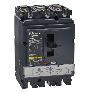 Schneider Breaker Compact NSX_ circuit Breaker Compact NSX250B - TMD - 200A - 3 poles 3d_ [LV431111]