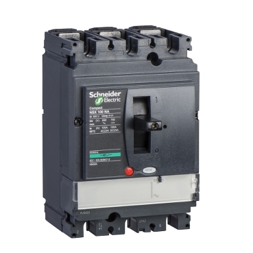 Schneider Breaker Compact NSX_ switch-disconnector Compact NSX100NA - 100 A - 3P_ [LV429629]