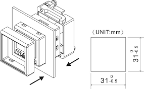 Delta  Sensor Accessories ICD, PANEL FRAME KIT OF PRESSURE SENSOR 10[DPA-PFKit]