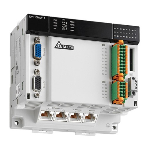 [DVP15MC11T] Delta  Compact PLC DVP-MC, PROGRAMMABLE LOGIC CTRL 50MC DC 6
