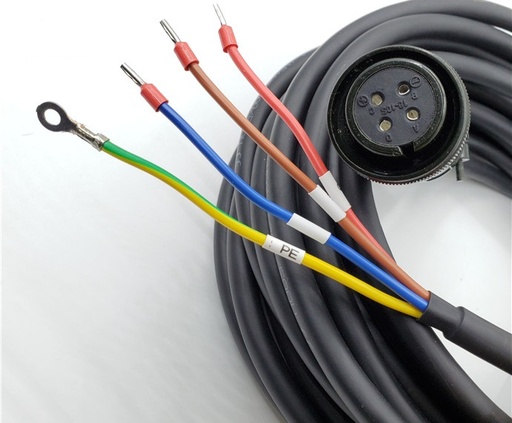 [ACS3-CAPW4203] Delta  Servo Accessories ASC3, CABLE 3M (POWER) 8[ACS3-CAPW4203]