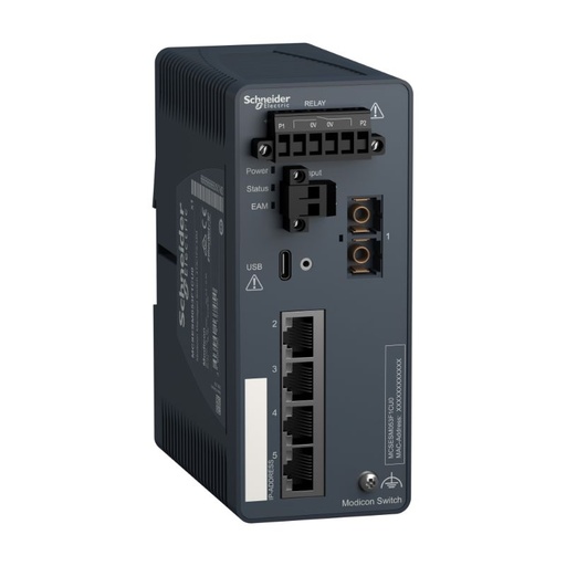 [MCSESU083FN0] Schneider Ethernet Switch Modicon Standard Unmanaged Switch - 8 ports for copper [MCSESU083FN0]
