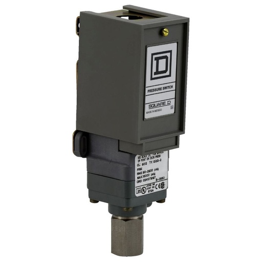 [9012GNG6] Schneider Sensors Nema Pressure Switches_ pressure switch 9012G - adjustable scale - 2 thresholds - 5.0 to 250 psig_ [9012GNG6]