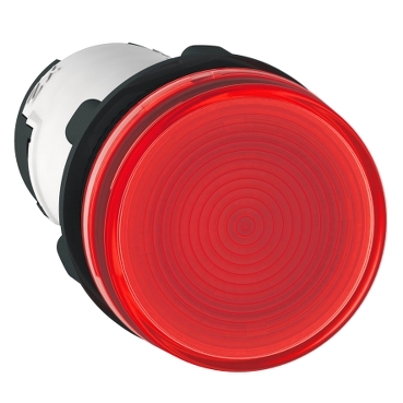 [XB7EV64P] Schneider Signaling Harmony XB7_ Monolithic pilot light, plastic, red, Ø22, plain lens for BA9s bulb, <= 250 V_ [XB7EV64P]