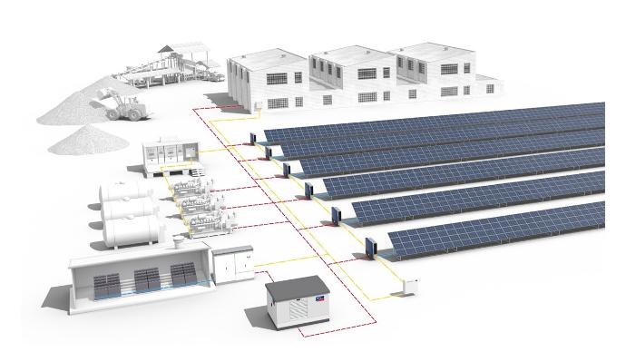 PV Diesel Hybrid Solar System