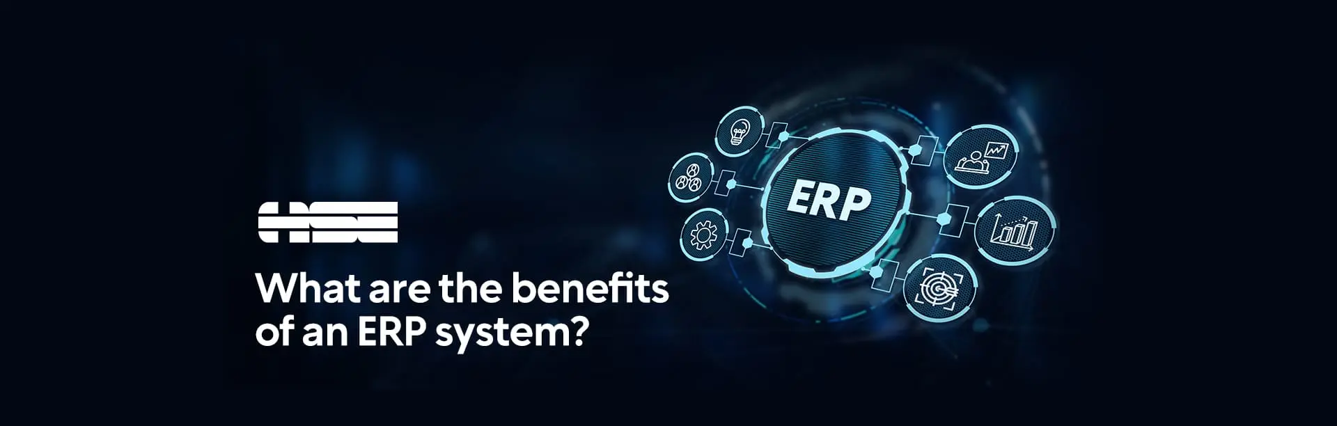 What are the benefits of an ERP system?