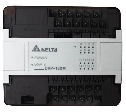 Delta  Compact PLC DVP-EX/ES, EXTENSION MODULE,24DO (RELAY) 24V DC POWER.