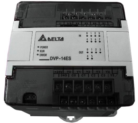 Delta  Compact PLC DVP-ES/2, PROGRAMMABLE LOGIC CTRL 12/8R AC 6