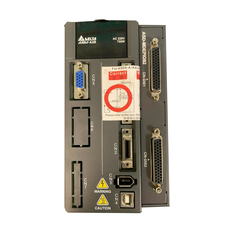 Delta  Servo Amplifier ASD-A2R, AC SERVO DRIVE .75KW 220S A2R 4