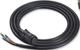 Delta  Servo Accessories ASD, CABLE 5M (MOTOR UVW WITH BRAKE WIRE) 8