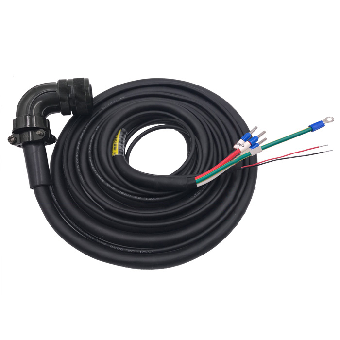 Delta  Servo Accessories ASC3, CABLE 3M (MOTOR UVW WITH BRAKE WIRE) 8[ACS3-CAPW2303]