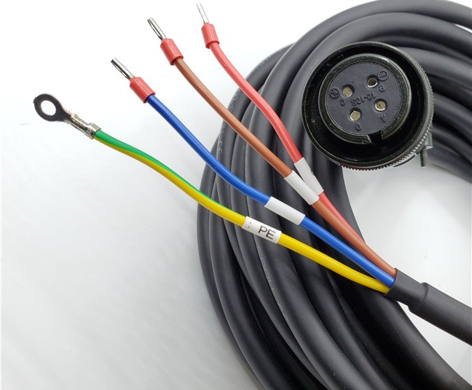 Delta  Servo Accessories ASC3, CABLE 3M (POWER) 8[ACS3-CAPW4403]