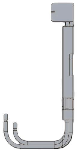 Delta  VFD Accessories AMD, MOUNTING ADAPTOR PLATE -M300 FRAME A&B[MKM-MAPB]