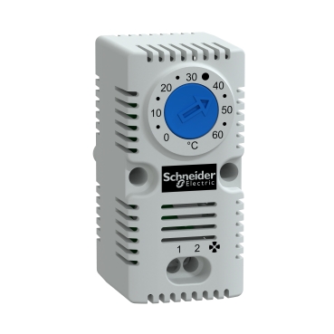 Schneider ClimaSys CC - ClimaSys CC - simple thermostat 250V - range of temperature 0…60°C - NC - °C [NSYCCOTHC]