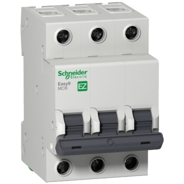 Schneider Easy9 miniature circuit breaker- 3P - 25 A - C curve - 6000 A - 400 V_[EZ9F56325]