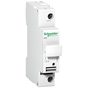 Schneider Acti 9 - fuse-disconnector STI - 1 pole + N - 25 A - for fuse 10.3 x 38 mm