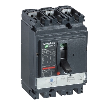 Schneider Breaker Compact basic frame, ComPact NSX400N, 50 kA at 415 VAC 50/60 Hz, 400 A, without trip unit, 3 poles