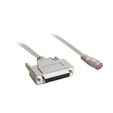 Schneider Harmony GTU direct connection cable - L = 2.5 m - 1 Micro-logix 1000 - DH485