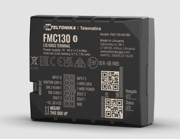 TELTONIKA Advanced tracker, LTE terminal with flexible inputs configuration (4G) [FMC130]