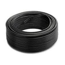 1x6sq mm DC Cable:Black / Black, Test Voltage Test Voltage 1.5Kva,Double Insulated, Temperature Range -25°C To +120°C [6mm_Black_RR_500meter]