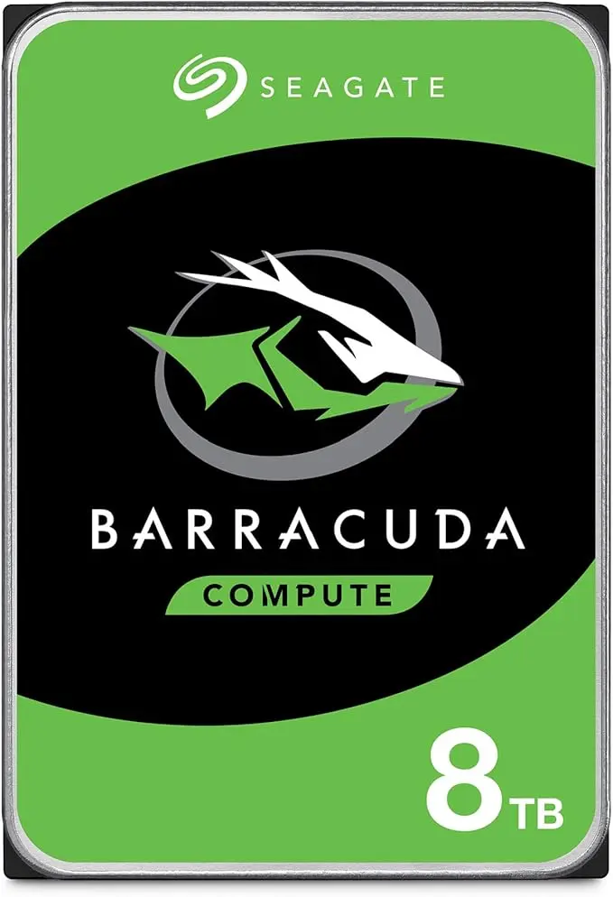 Seagate Barracuda 8 TB internal Hard Drive HDD, 3.5 Inch, 5400 RPM, 256 MB Cache, SATA 6 Gb/s - [ST8000DM004]