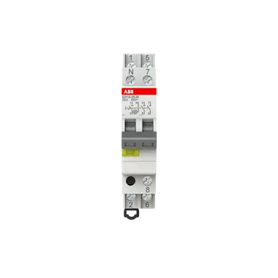 ABB ON-OFF Switch, 25 A, acc. to EN 250/400 V AC, 3NO, El. Color: Grey, 1LED, Yellow, MW: 1 E211X-25-30 [2CCA703116R0001]