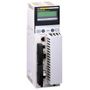 Schneider Unity Hot Standby processor with multimode Ethernet - 1024 kB - 266 MHz - coated [140CPU67160C]
