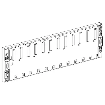 Schneider Extendable rack, Modicon Premium, for multi racks configuration, 12 slots [TSXRKY12EX] 