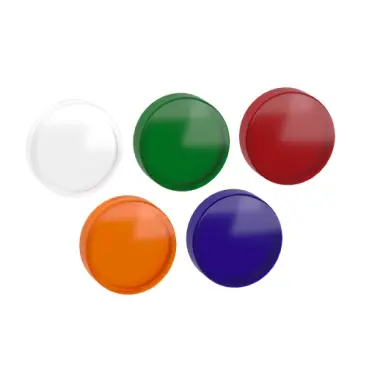 Schneider pilot light head Ø22 with 5-colour plain lenses for integral LED [ZB5AV003]