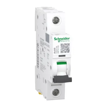 Schneider Acti9 iC60H 1P 6A D Miniature Circuit Breaker [A9F55106]