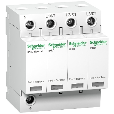 Schneider iPRD65r modular surge arrester - 3P + N - 350V - with remote transfert
