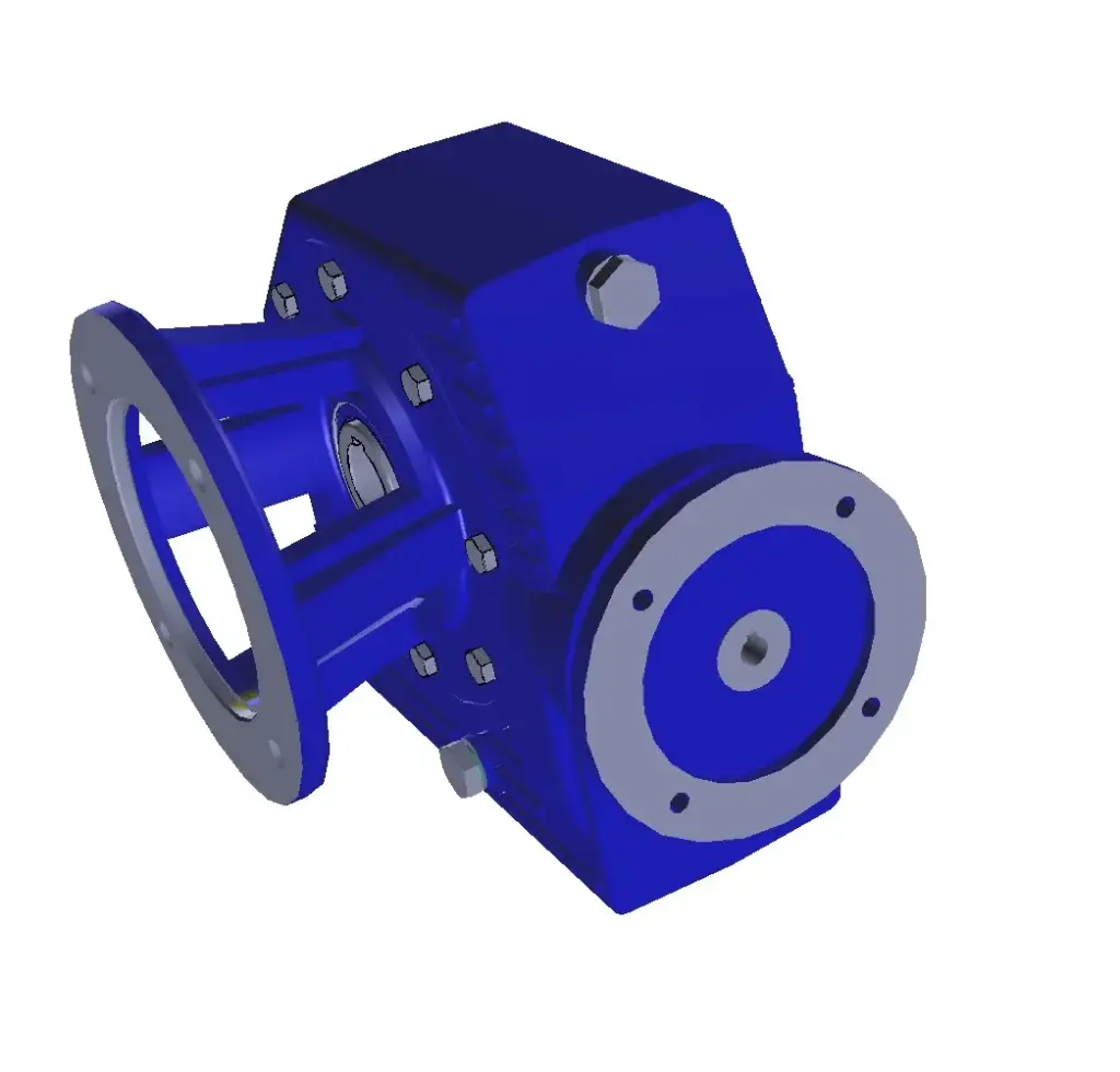STM Helical Worm Gearbox without motor, CB series, ratio: 460, Flange: F1, Input PAM 63B5, MOUNTING POSITION M1, LUBRICANT: Not included, standard painting 