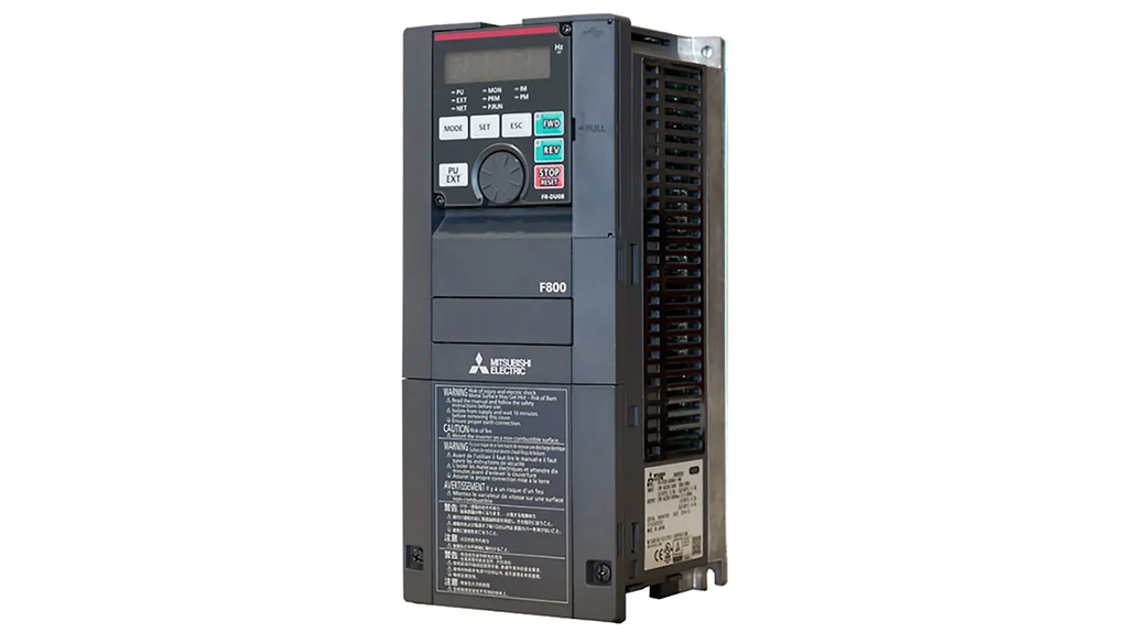 Mitsubishi VFD FR-F800 Inverter; Rated Power: 7,5kW; 3x380-500V;In max: 17A;(7,5kW; 17A);IP20_ [FR-F840-00170-E2-60]