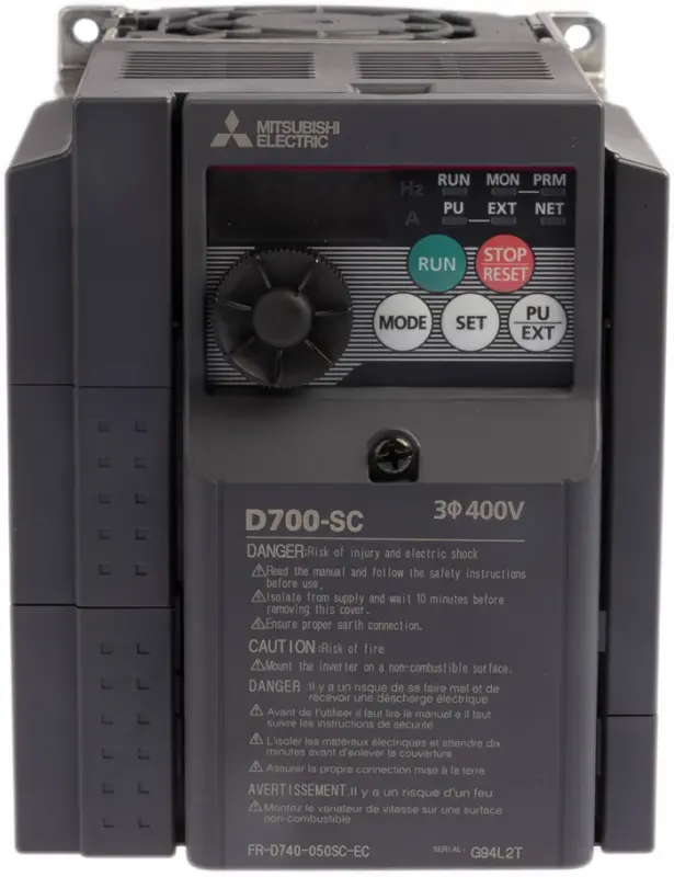 Mitsubishi VFD D700 [FR-D740-050SC-EC]