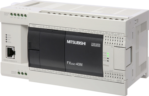 Mitsubishi PLC Melsec SPS FX3GE AC100-240V;24 Inputs DC24V;16xRelay;3xAnalog;Ethernet;USB;RS422 [FX3GE-40MR/ES]