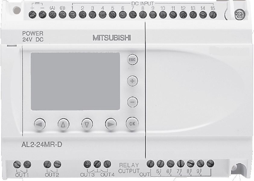 Mitsubishi PLC Alpha [AL2-24MR-D]