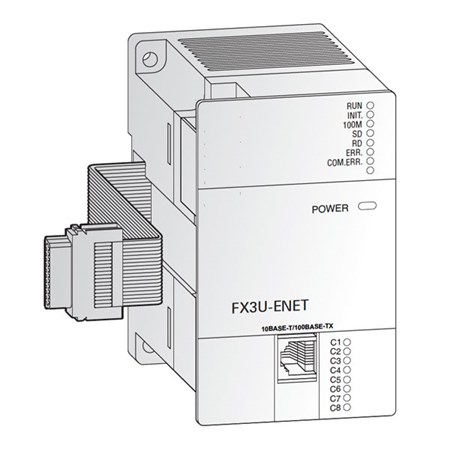 Mitsubishi PLC Melsec FX3U_ Mitsubishi Melsec FX3U FX3U-ENET_ [FX3U-ENET]