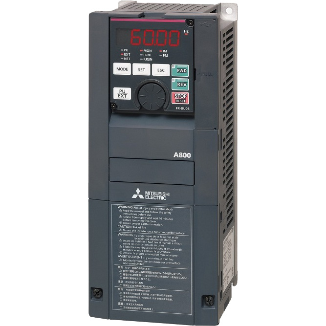 Mitsubishi VFD FR-A800 Inverter AC; Pn: 22-37kW; 3x380-500V;In max: 77A;(30kW; 57A); IP00_ [FR-A840-00770-2-60]