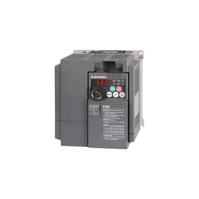 Mitsubishi VFD E700_ Rated Power: 2,2kW; 3x380-480V; Rated Current: 6A@50°C; IP20_ [FR-E740-060SC-EC]
