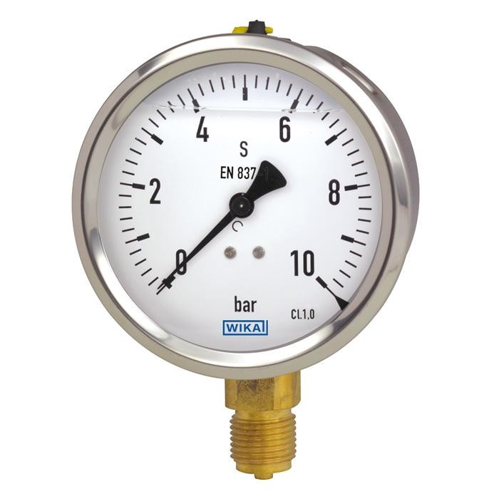 Wika Sensors --_ Back 63mm Hydraulic Bourdon Tube Pressure Gauge - Asma Industrial Corporation_ [213.53.063]