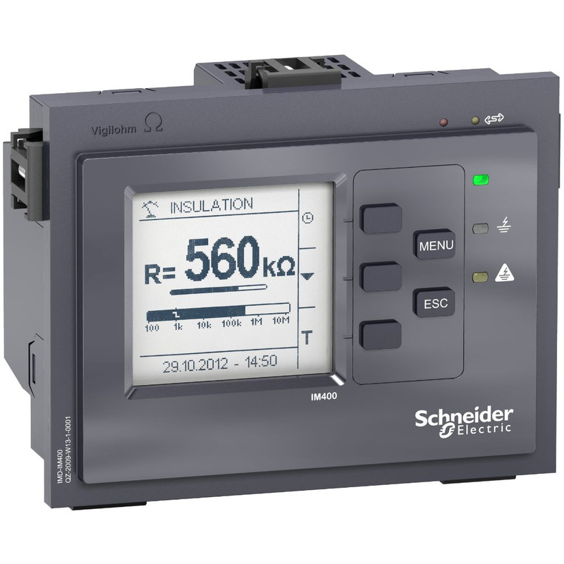 Schneider Display Vigilohm_ VIGILOHM IM400THR - medium voltage network 0 to 33kV L-PE - supply 100-440 Vac_ [IMDIM400THR]