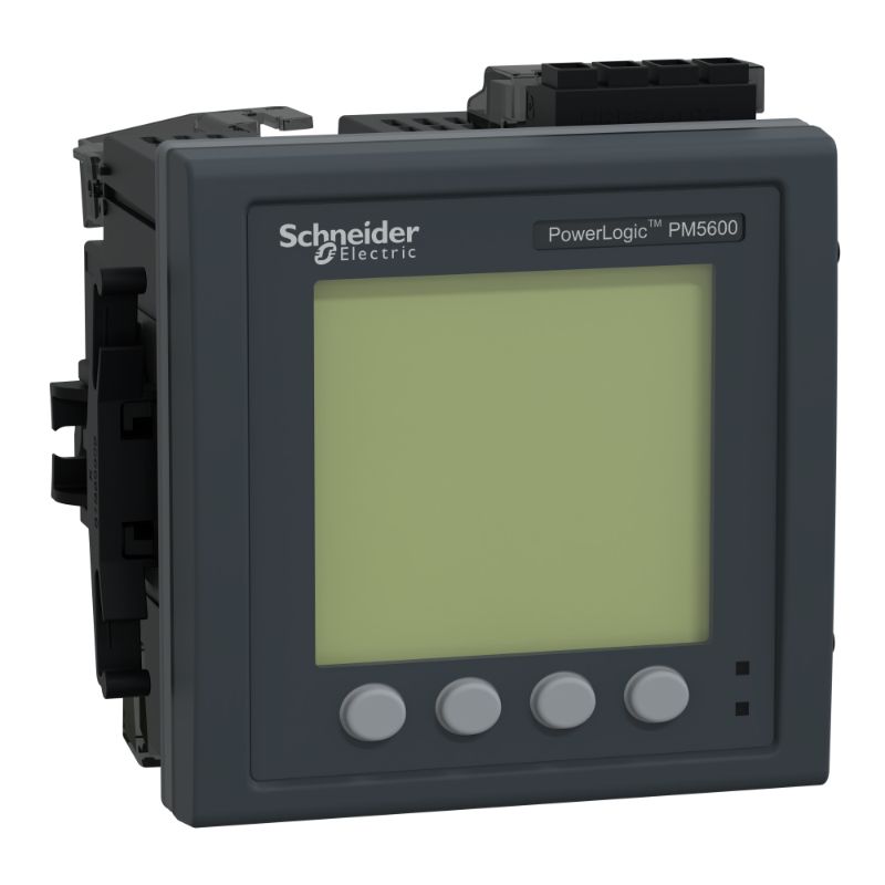 Schneider Meter PM5000_ PM5660 Meter, 2 ethernet, up to 63th H, 1,1M, RCM, 4DI/2DO 52 alarms_ [METSEPM5660]