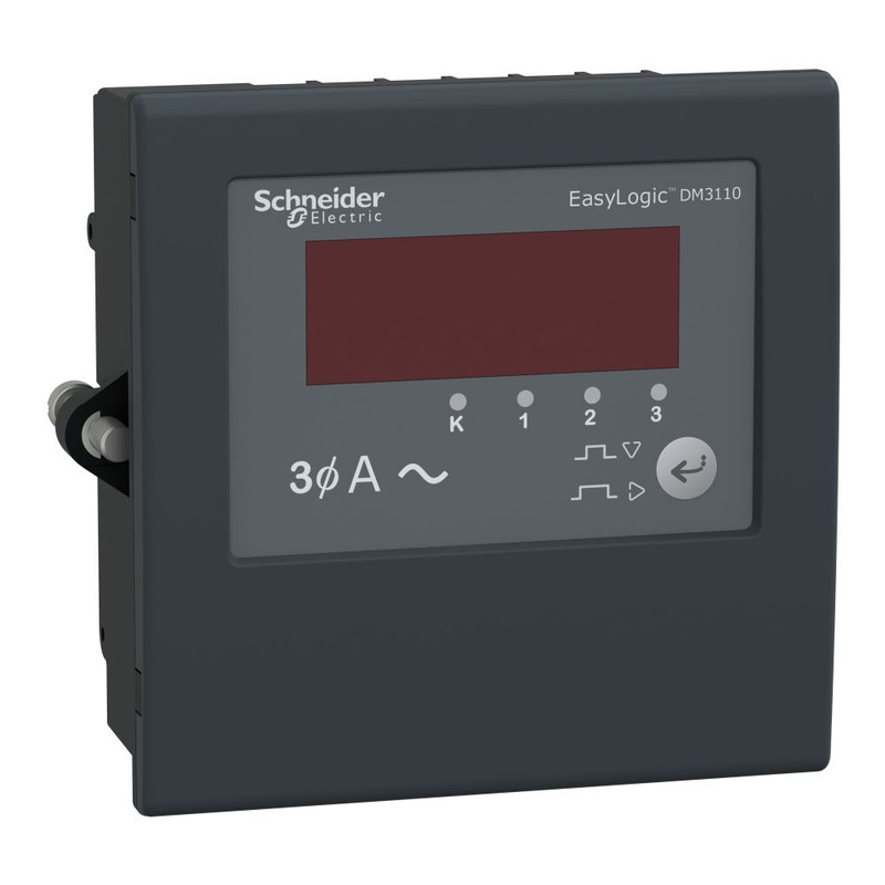 Schneider Meter DM1000/DM3000 Series_ EasyLogic - Digital Panel Meter DM3000 - Ampermeter - three phases_ [METSEDM3110]