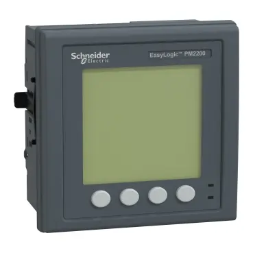 Schneider Meter PM2000_ EasyLogic PM2220, Power & Energy meter, up to 15th H, LCD, RS485, class 1_ [METSEPM2220]