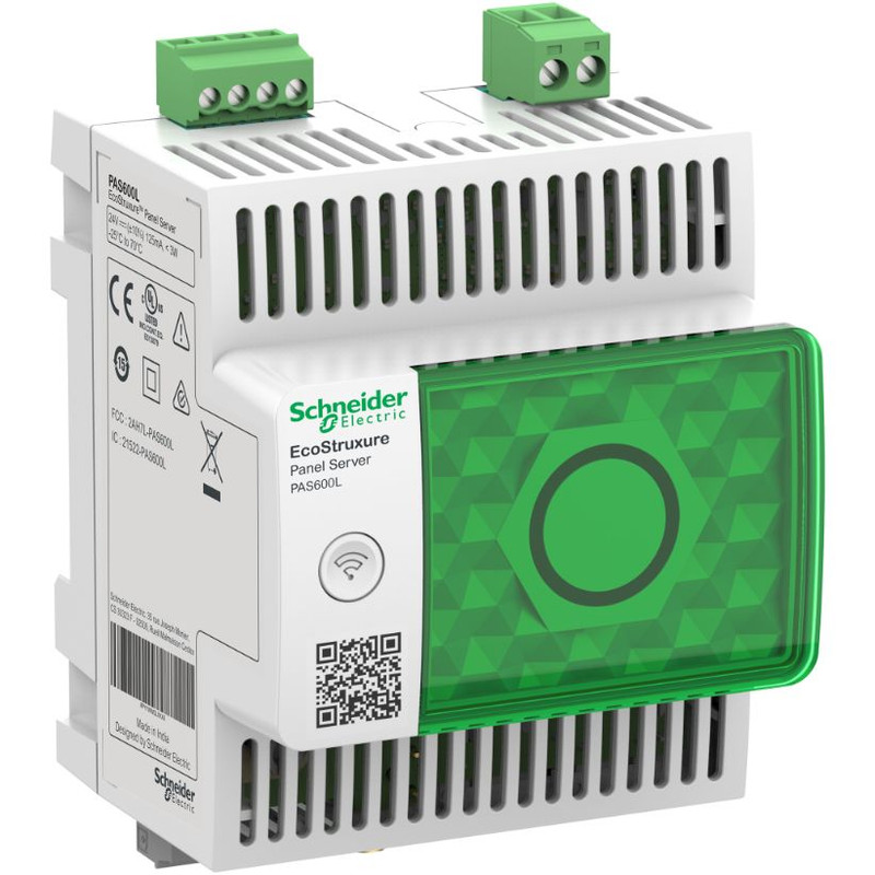 Schneider Ethernet Switch-Gateway EcoStruxure Panel Server_ EcoStruxure Panel Server - universal wireless, concentrator modbus gateway 24 VDC_ [PAS600L]