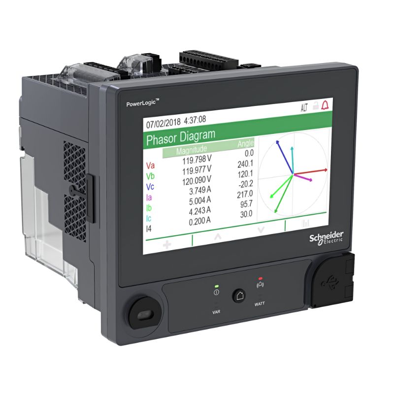 Schneider Meter ION9000_ PowerLogic™ ION9000 meter, DIN mount, 192 mm display, B2B adapter, HW kit_ [METSEION92040]