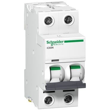 Schneider Breaker Acti9 iC60_ Acti9 iC60N 2P 6A B Miniature Circuit breaker_ [A9F43206]